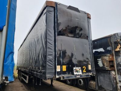 1998 Fruehauf Triaxle Double Deck Curtainside Trailer