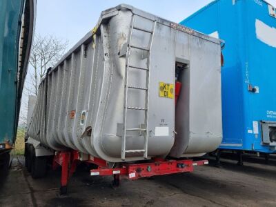 2007 Fruehauf Triaxle Alloy Tipping Trailer