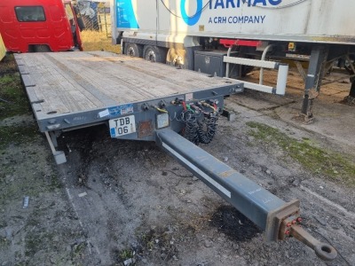 2018 Montracon Triaxle Drawbar Flat Trailer