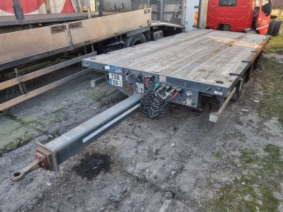 2018 Montracon Triaxle Drawbar Flat Trailer - 2