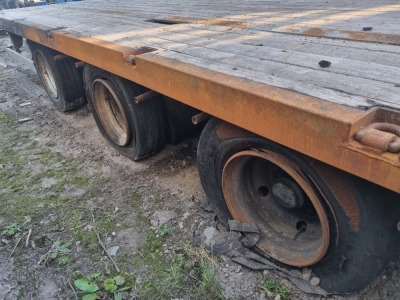 2018 Montracon Triaxle Drawbar Flat Trailer - 6