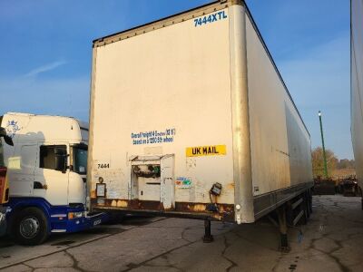 2000 Montracon Triaxle Box Trailer