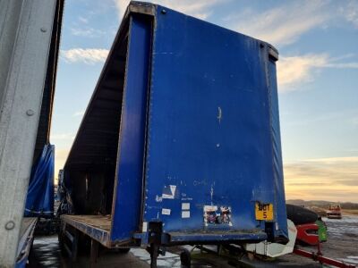 1994 Fruehauf Triaxle Curtainside Trailer