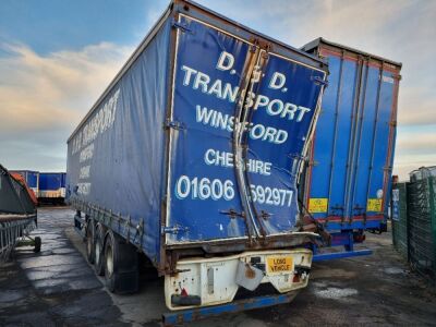 1994 Fruehauf Triaxle Curtainside Trailer - 3