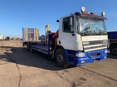 2002 DAF CF75310 6x2 Crane Beavertail