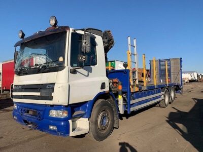 2002 DAF CF75310 6x2 Crane Beavertail - 2