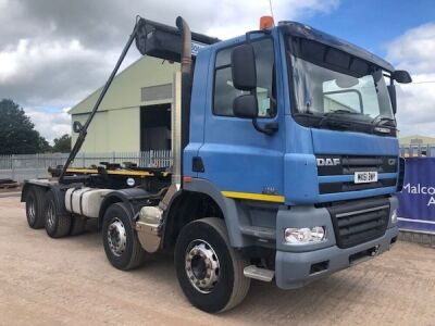 2012 DAF CF85 360 8x4 Hook Loader