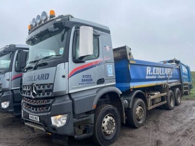 2015 Mercedes Arocs 3240 8x4 Steel Body Tipper