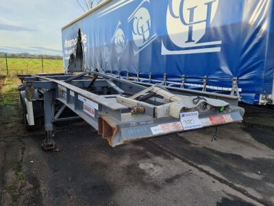 2017 Dennison Triaxle Sliding Skeletal Trailer