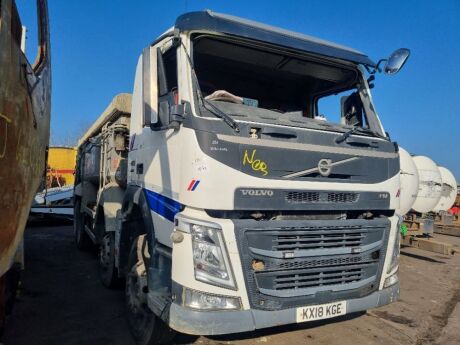 2018 Volvo FM 410 8x4 Alloy Body Tipper