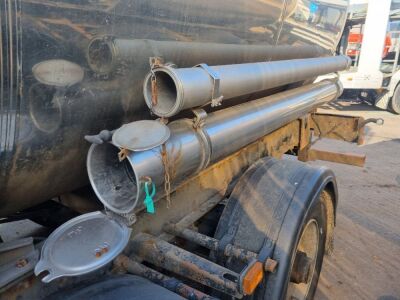 2005 Magyar Triaxle Drawbar Stainless Steel Milk Tanker Trailer - 6