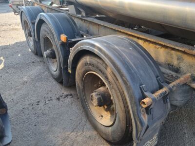 2005 Magyar Triaxle Drawbar Stainless Steel Milk Tanker Trailer - 7