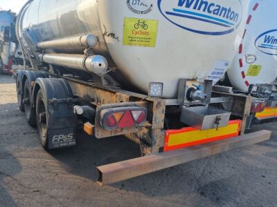 2005 Magyar Triaxle Drawbar Stainless Steel Milk Tanker Trailer - 8