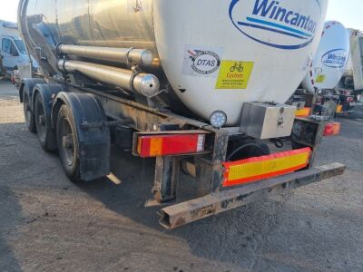 2005 Magyar Triaxle Drawbar Stainless Steel Milk Tanker Trailer - 8