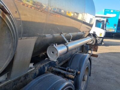 2005 Magyar Triaxle Drawbar Stainless Steel Milk Tanker Trailer - 6