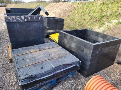 6x  Pallets of Drainage / Manhole Formers