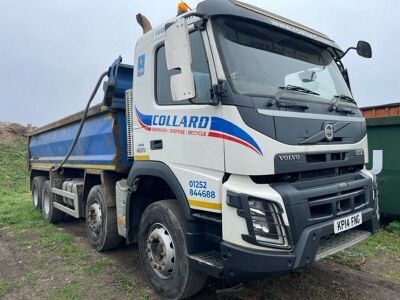 2014 Volvo FMX 420 Euro 6 8x4 Thompson Steel Body Tipper