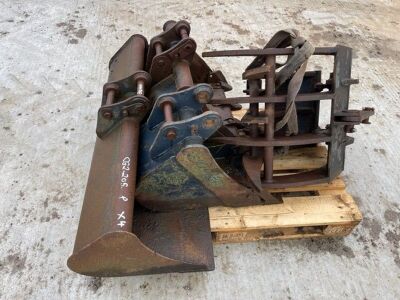 Pallet of Various Buckets/Attachments - 6