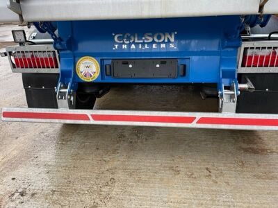 2022 Unused Colson Steel Half Pipe 44t Triaxle Tipping Trailer - 20