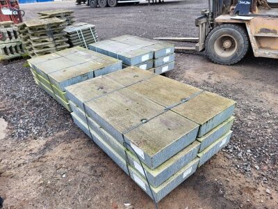 3 x Pallets of Steel Con Infill Lids