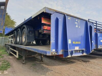 2004 Dennison Triaxle Flat Trailer - 2