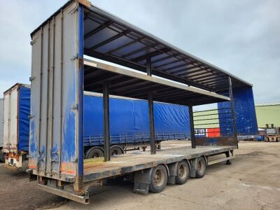 2005 Montracon Double Deck Triaxle Curtainside Trailer  - 3