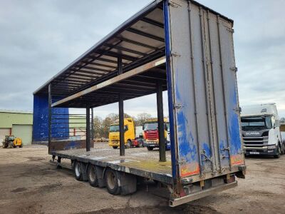 2005 Montracon Double Deck Triaxle Curtainside Trailer  - 4