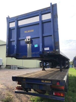 2007 Slemish Triaxle 45' Flat Trailer - 4