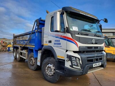 2016 Volvo FMX 410 Euro 6 Steel Body 8x4 Tipper