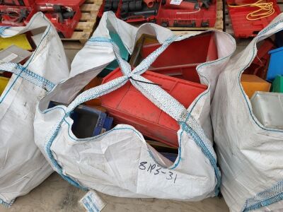 Tonne Bag of Plastic Storage Boxes