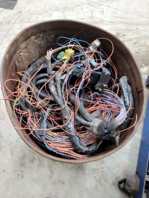 Steel Drum of Wiring Looms  - 2