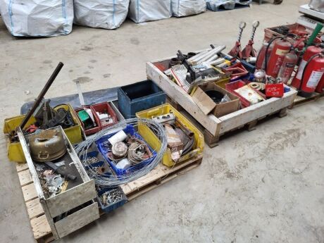 4 x Pallets of Various Workshop Items and Consumables 