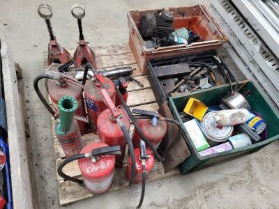 4 x Pallets of Various Workshop Items and Consumables  - 4