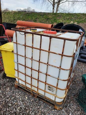 IBC Plus Gas Bottle Trolley Wheel Barrow and Plastic Bins