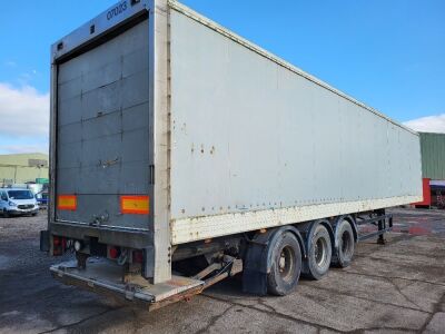 2002 Montracon Triaxle Alloy Floor Box Trailer - 2