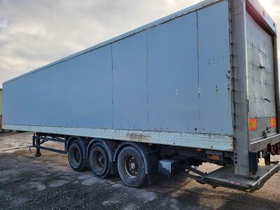 2002 Montracon Triaxle Alloy Floor Box Trailer - 4