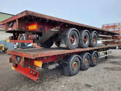 2007 SDC Triaxle Extending Flat Trailer - 3