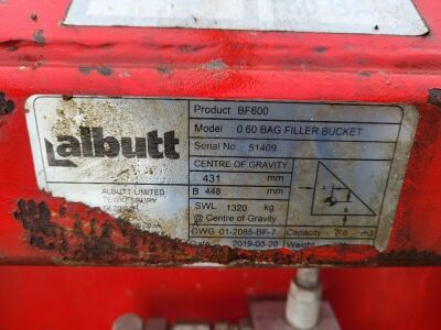 2019 Albutt Bag Filler Bucket BF600 - 4