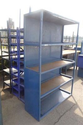 Qty of Steel Cabinets & Work Bench 