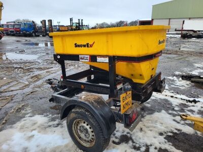 2012 SP6000 SnowEx Single Axle Drawbar Salt Spreader - 3