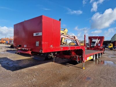 1991 Adcliffe Triaxle Stepframe Crane Trailer - 2