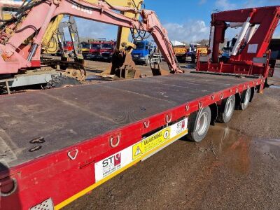 1991 Adcliffe Triaxle Stepframe Crane Trailer - 11