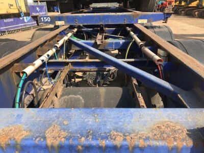 2004 Dennison Triaxle Sliding Skeletal Trailer - 5