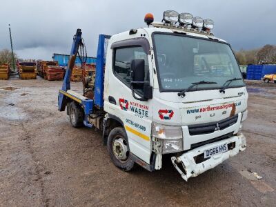 2016 Mitsubishi Fuso Canter 3C15 4x2 Telescopic Skip Loader