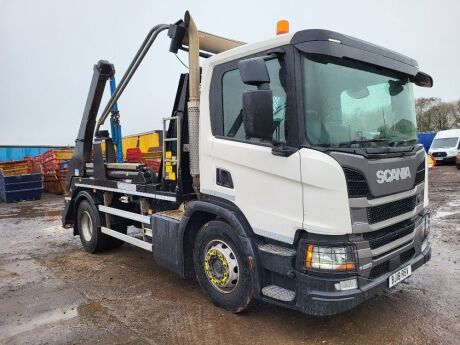 2018 Scania P280 4x2 Telescopic Skip Loader