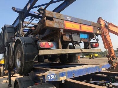 2004 Dennison Triaxle Sliding Skeletal Trailer - 19