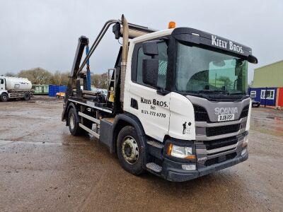 2018 Scania P280 4x2 Telescopic Skip Loader