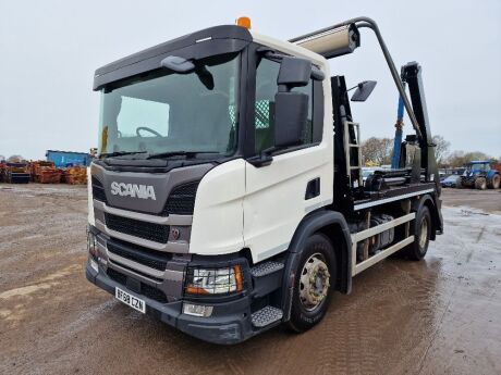 2018 Scania P280 4x2 Telescopic Skip Loader