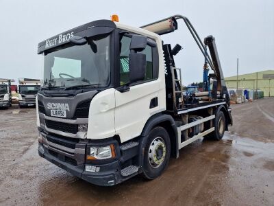 2018 Scania P280 4x2 Telescopic Skip Loader