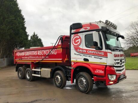 2016 Mercedes Arocs 3248 8x4 Steel Body Tipper